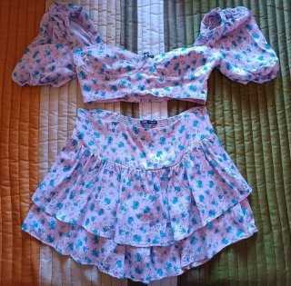 Conjunto de Top y Falda de Zara