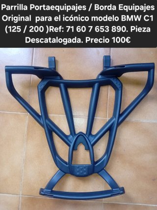 Parrilla Portaequipajes BMW C1 Original a estrenar