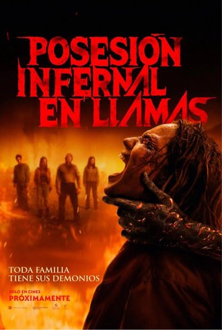 Póster Posesión Infernal en Llamas