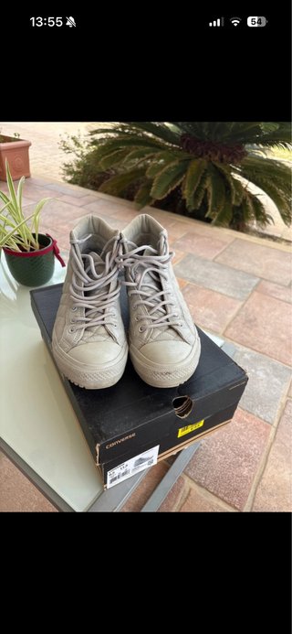 Converse uomo grigie taglia 42