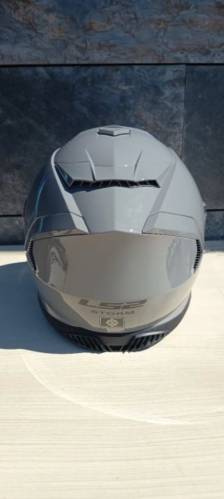 Casco Moto LS2 Gris Nardo como nuevo