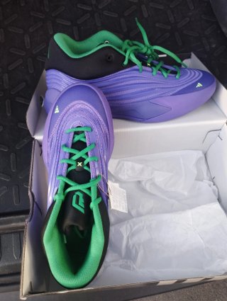Zapatillas Baloncesto Adidas Dame X Morado y Verde