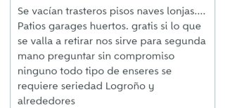 Desalojos y vaciados portes mudanzas