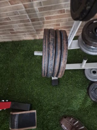 Disco de pesa DOMYOS 10 kg (22 lbs)