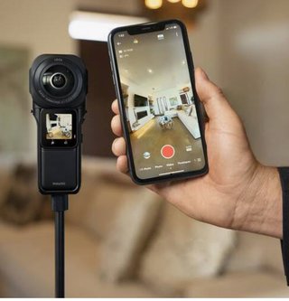 Insta360 ONE RS 1-Inch Cámara Negra