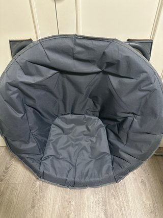 Silla de camping gris