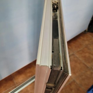 Ventana aluminio 2 hojas oscilobatientes
