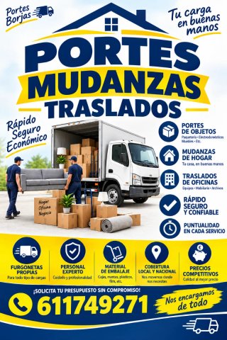 Portes, Vaciados de Casas,Retirada de Escombros.