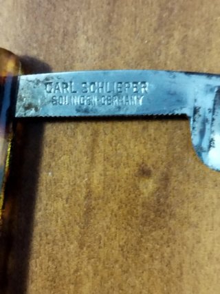 Navaja de afeitar Real German Hollow Ground