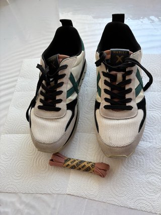 Zapatillas Munich Beige y Verde