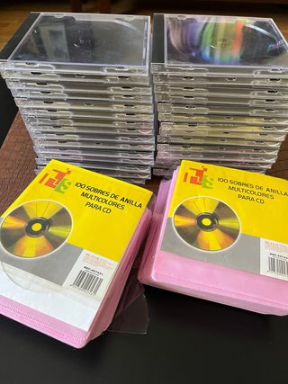 Cajas y fundas para CDs/DVDs