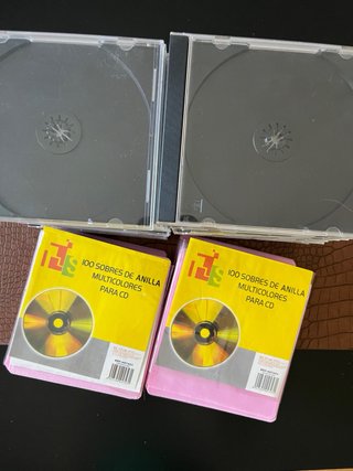 Cajas y fundas para CDs/DVDs