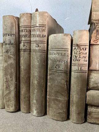 Libros antiguos de piel