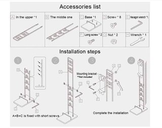 Soporte suelo aspirador Dyson sin taladrar