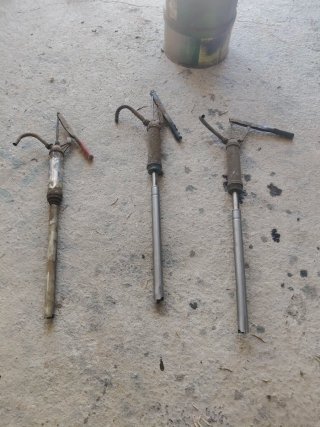 3 Bombas manuales para bidón de aceite hidráulico
