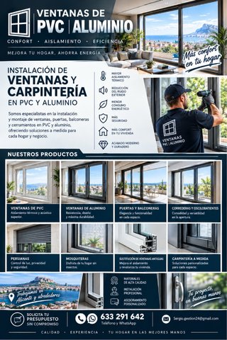 Ventanas PVC y Aluminio - Instalación Alicante