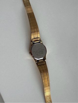 Reloj Seiko Dorado Vintage Mujer 1400-0110
