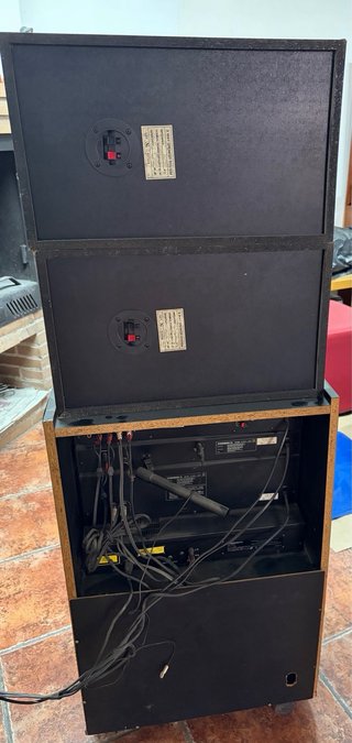 Equipo de música vintage Thomson averiado