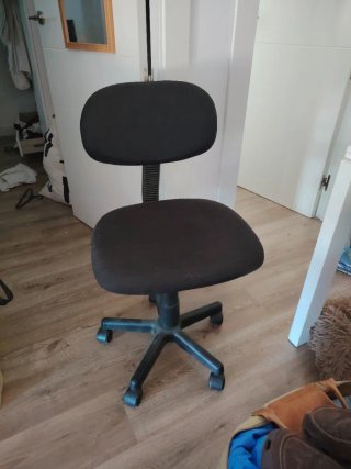 Silla de oficina Ikea negra