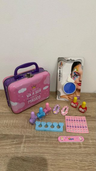 Set Maquillaje Infantil con Maletín y Accesorios