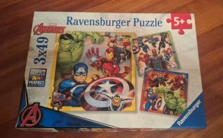 3 Puzles Ravensburger Avengers