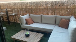 Conjunto Sofá y Mesa Terraza SKLUM