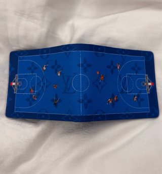 Cartera Louis Vuitton Slender Baloncesto Azul