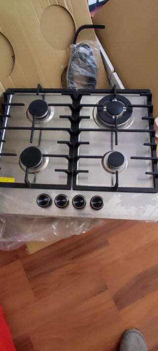 Cocina Gas/Butano 4 fuegos Inox Nueva