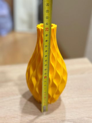 Jarrones decorativos 3D — diseño espiral.