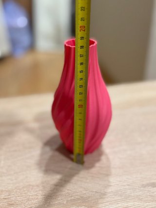 Jarrones decorativos 3D — diseño espiral.