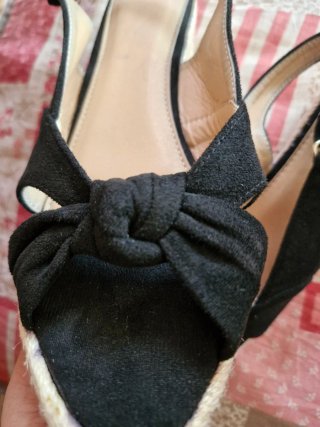 Sandalias Alpargatas Negras Talla 39