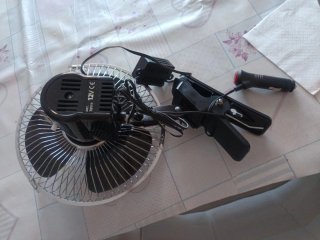 Ventilador Coche Pinza 12V