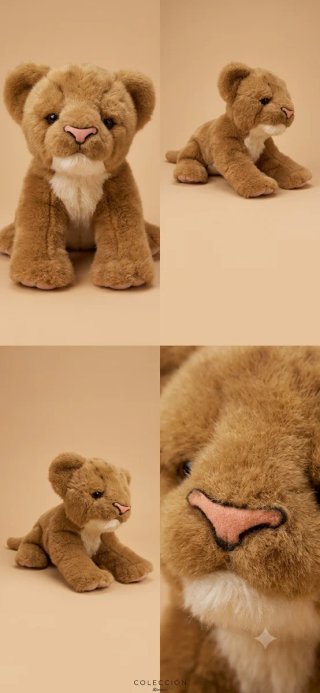 León de peluche interactivo