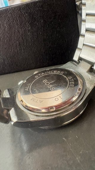 Reloj Hugo Boss Cronógrafo Plata y Blanco