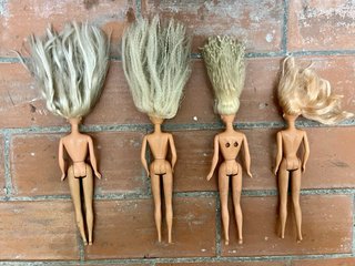 Lotto 11 Barbie + 2 Ken + 3 Bambole e Accessori
