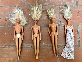Lotto 11 Barbie + 2 Ken + 3 Bambole e Accessori