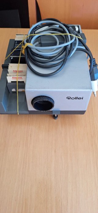 Proyector de diapositivas vintage