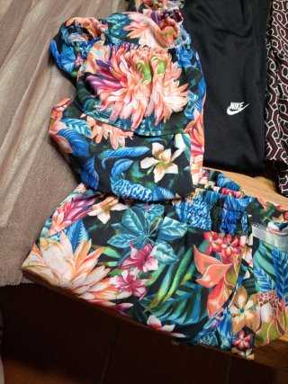 Box donna S/M floreale e bianca