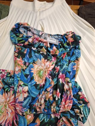 Box donna S/M floreale e bianca