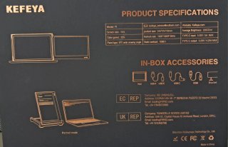 Monitor Portátil KEFEYA P1 Dual Screen