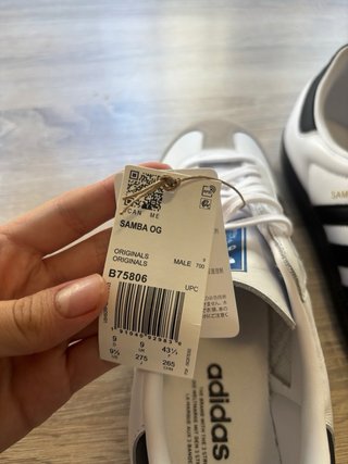 Zapatillas Adidas Samba OG Blancas y Negras