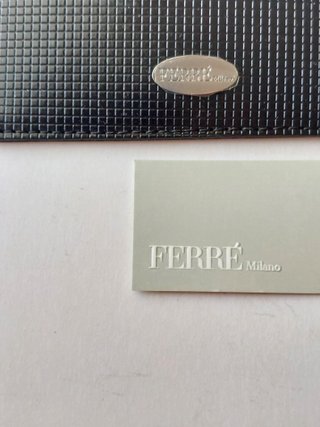 Portatessere Gianfranco Ferré nuovo in pelle