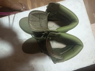 Botas verdes estilo Timberland