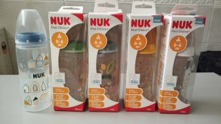 Biberones NUK First Choice+ 0-6m