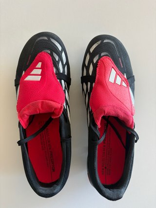 Zapatillas Adidas Predator Fútbol Negro/Rojo