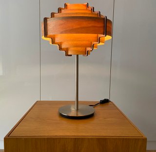 Pantalla Lámpara Retro Escandinava Madera