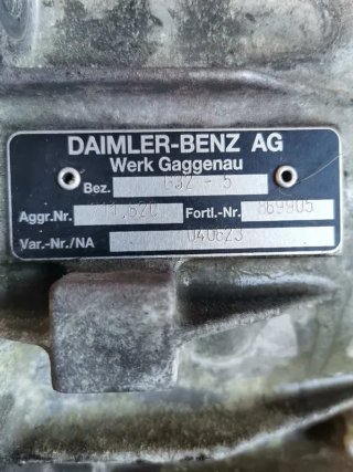 Caja cambios MERCEDES-BENZ SPRINTER CAMIÓN
