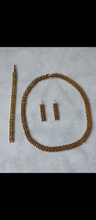 Conjunto Joyas chapado en oro