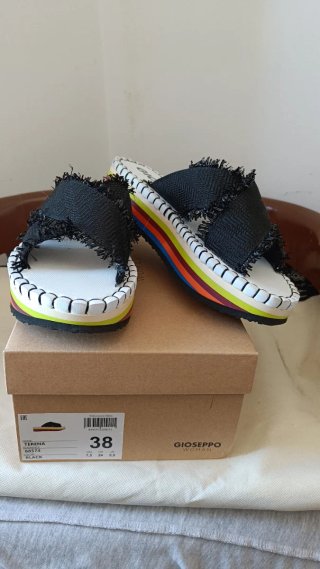 Sandalias Gioseppo Terena Talla 38 Negras