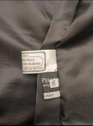 Giubbotto in pelle marrone